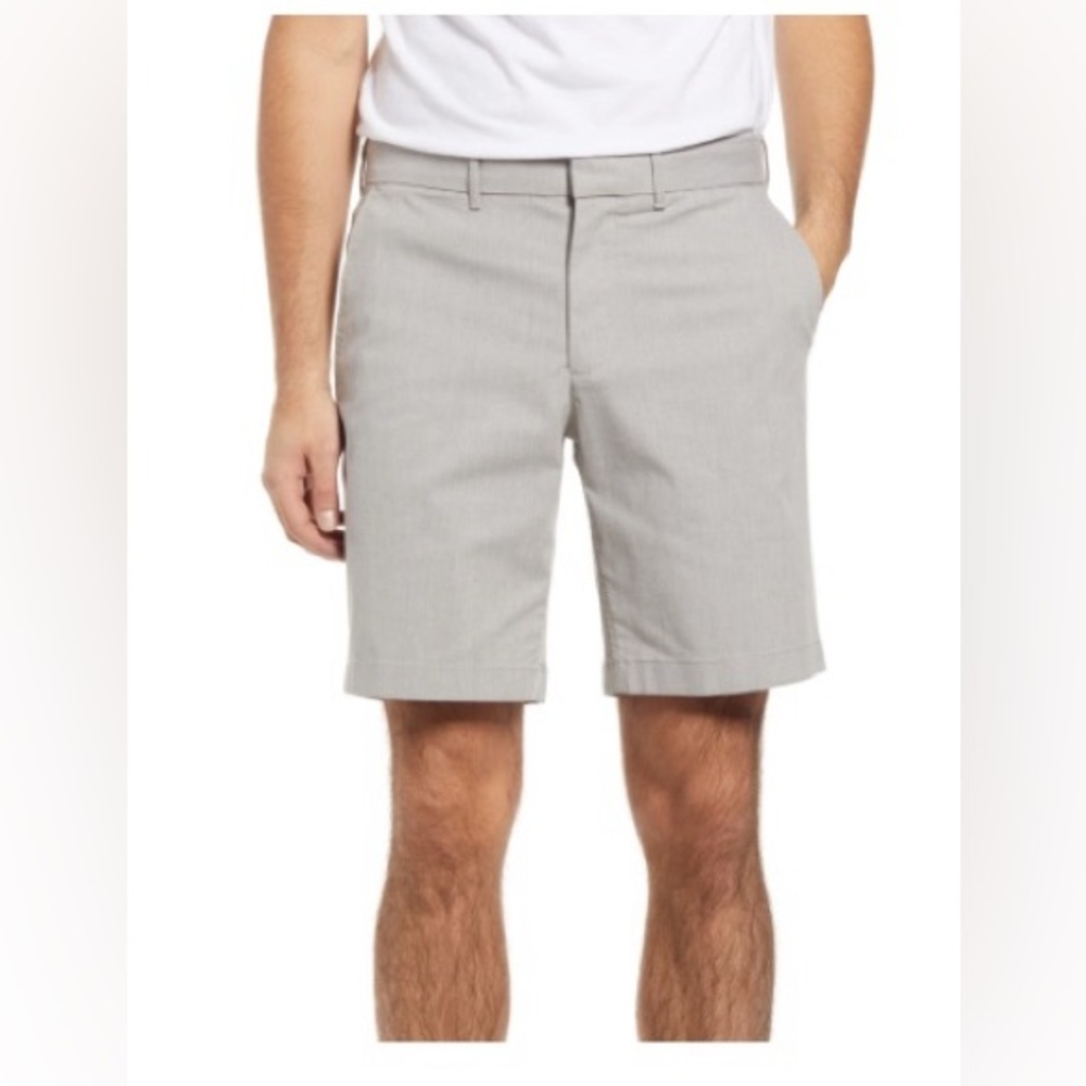 Nordstrom Slim Fit CoolMax® Flat Front Performance Chino Short